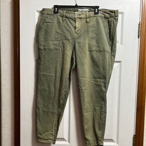 Torrid Green Straight Leg Pants Relaxed Fit